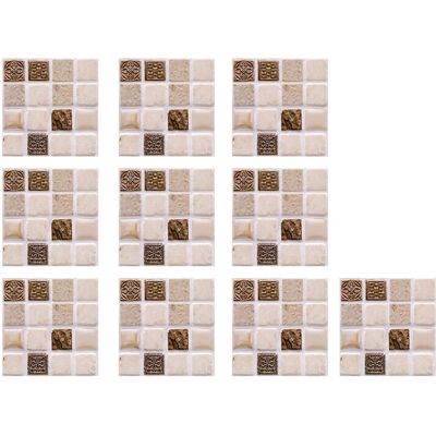 INF Wasserdichte 3D Mosaik Boden Wandfliesen - 30 Stück INF Wasserdichte 3D Mosaik Boden Wandfliesen - 30 Stück