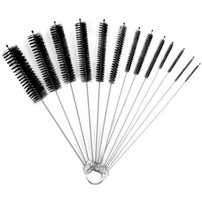 INF Ensemble de 13 Brosses de Nettoyage Polyvalentes - Acier Inoxydable et Nylon INF Ensemble de 13 Brosses de Nettoyage Polyvalentes - Acier Inoxydable et Nylon
