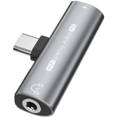 Adaptateur INF USB-C vers 3,5 mm pour casque et chargeur - Supporte musique & charge rapide - Publicité Adaptateur INF USB-C vers 3,5 mm pour casque et chargeur - Supporte musique & charge rapide - Publicité