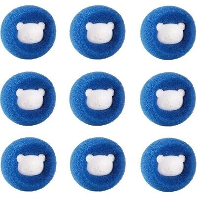 INF Boule de lavage pour enlever les poils - 9 pièces INF Boule de lavage pour enlever les poils - 9 pièces