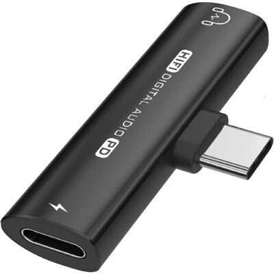Adaptateur USB-C vers 3,5 mm pour écouteurs et chargeur - Publicité Adaptateur USB-C vers 3,5 mm pour écouteurs et chargeur - Publicité