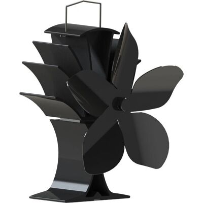 INF Ventilador de estufa - Mejor distribución del calor - Ventilador con 5 aspas INF Ventilador de estufa - Mejor distribución del calor - Ventilador con 5 aspas