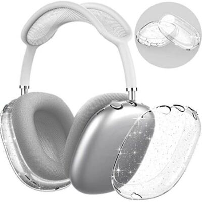INF Coque TPU Transparente avec Paillettes pour AirPods Max - Casque - Publicité INF Coque TPU Transparente avec Paillettes pour AirPods Max - Casque - Publicité