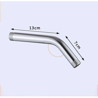 INF Regen-Duschverlängerung - Wandmontage - Silber INF Regen-Duschverlängerung - Wandmontage - Silber