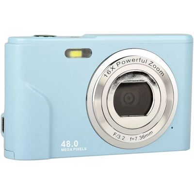 INF Appareil Photo Numérique 48 Megapixels Bleu clair - Appareil photo - Publicité INF Appareil Photo Numérique 48 Megapixels Bleu clair - Appareil photo - Publicité