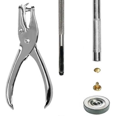 Kit de rivets INF 480 pièces - Multicolore pour bricolage & vêtements - Publicité Kit de rivets INF 480 pièces - Multicolore pour bricolage & vêtements - Publicité