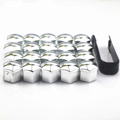 INF Radmutterabdeckung - 21 mm - Silber - 20 Stück - Radtyp INF Radmutterabdeckung - 21 mm - Silber - 20 Stück - Radtyp