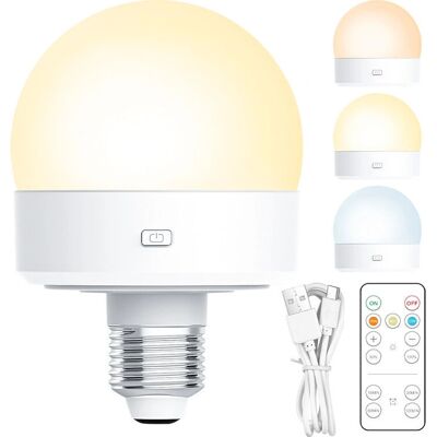 INF Uudelleenladattava LED-lamppu - Kaukosäädin, 3 Väritilaa, 2-pack INF Uudelleenladattava LED-lamppu - Kaukosäädin, 3 Väritilaa, 2-pack