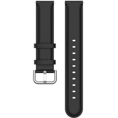 INF 22mm Læder Urremme - Passer til F BY NOTHING Watch Pro Sort INF 22mm Læder Urremme - Passer til F BY NOTHING Watch Pro Sort