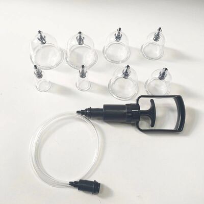 INF Homeupping Therapie-Set - 8 Tassen, Transparent INF Homeupping Therapie-Set - 8 Tassen, Transparent