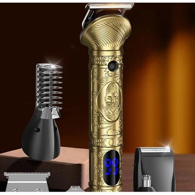 INF 6-in-1 USB Lade-Grooming-Kit - Haarschneider - Gold INF 6-in-1 USB Lade-Grooming-Kit - Haarschneider - Gold