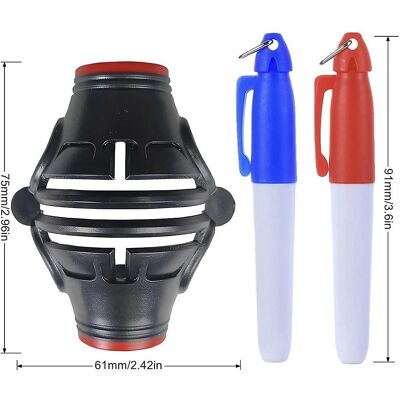 INF Marke INF 360° Drehbarer Golfball-Linienhalter - Golfzubehör INF Marke INF 360° Drehbarer Golfball-Linienhalter - Golfzubehör