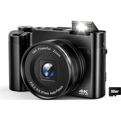 Caméra numérique INF 4K - Double objectif 32GB - Appareil photo numérique Caméra numérique INF 4K - Double objectif 32GB - Appareil photo numérique