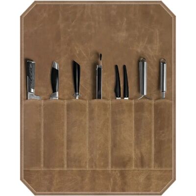INF - Knife Roll Case - Canvas - Khaki - Knife roll case INF - Knife Roll Case - Canvas - Khaki - Knife roll case