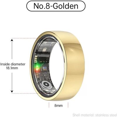 INF - R1000 - Gold - Sleep Monitor - Smart Ring INF - R1000 - Gold - Sleep Monitor - Smart Ring