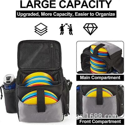 INF Disc Golf Taske - 13+ Disc, Vandflaskeholder INF Disc Golf Taske - 13+ Disc, Vandflaskeholder