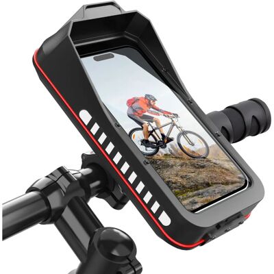 INF Vandtæt & Stødabsorberende Handlebar Mobilholder - Handlebar Motorcycle Phone Holder INF Vandtæt & Stødabsorberende Handlebar Mobilholder - Handlebar Motorcycle Phone Holder