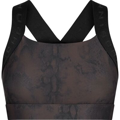 Röhnisch Kay Printed Sports Bra - Brun - Kvinder - Sports-BH Röhnisch Kay Printed Sports Bra - Brun - Kvinder - Sports-BH