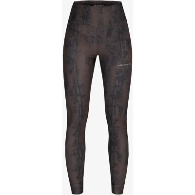 Röhnisch Treenitrikoot Printed High Waist Tights - Brunslanger - Tights Röhnisch Treenitrikoot Printed High Waist Tights - Brunslanger - Tights