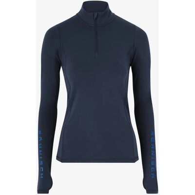 Röhnisch Träningslinne Warming Tech Half Zip - Blå Kvinna Röhnisch Träningslinne Warming Tech Half Zip - Blå Kvinna