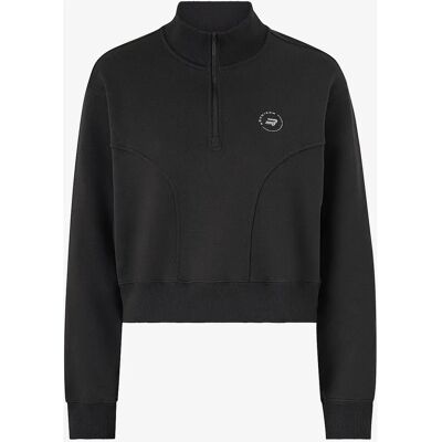 Röhnisch collegegenser Soft Sweat Half Zip - Kvinne - Svart - 2XL Röhnisch collegegenser Soft Sweat Half Zip - Kvinne - Svart - 2XL