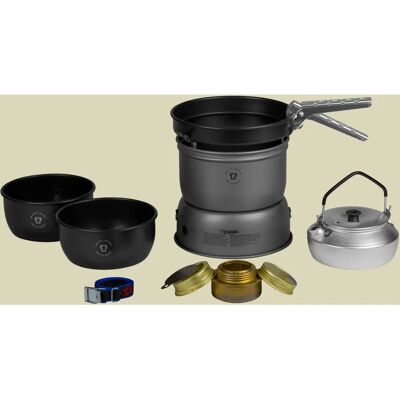 Trangia 27-6HA Ultralett Campingkomfyr med Non-Stick Kasseroller og Panne Trangia 27-6HA Ultralett Campingkomfyr med Non-Stick Kasseroller og Panne