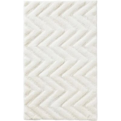 Jotex ARILD Tapis de bain en coton - 50x80cm - Blanc Jotex ARILD Tapis de bain en coton - 50x80cm - Blanc