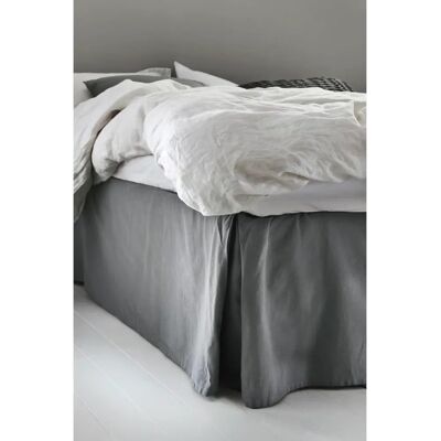 Jotex Pewter Organic Cotton Bed Canopy - 45cm - Bed Type Jotex Pewter Organic Cotton Bed Canopy - 45cm - Bed Type