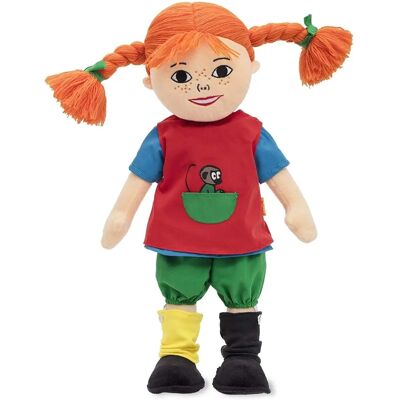 Pippi Longstocking Miękka Mówiąca Laleczka - 40CM Pippi Longstocking Miękka Mówiąca Laleczka - 40CM