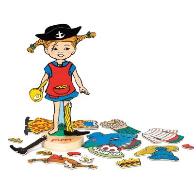 Micki Holz Pippi Magnetische Puppe - Spielzeugpuppe Micki Holz Pippi Magnetische Puppe - Spielzeugpuppe