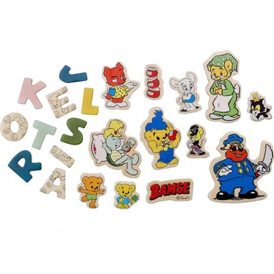 Micki Bamse Magnetbokstaver og Figurer - Utdanningsleker Micki Bamse Magnetbokstaver og Figurer - Utdanningsleker