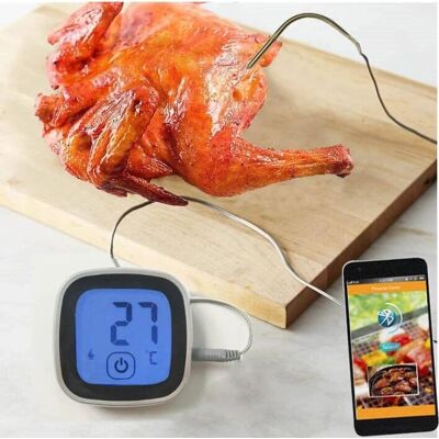 TERMOMETERFABRIKEN Fry Termometer Bluetooth - Termostaatti, Bluetooth, Ruostumaton teräs TERMOMETERFABRIKEN Fry Termometer Bluetooth - Termostaatti, Bluetooth, Ruostumaton teräs