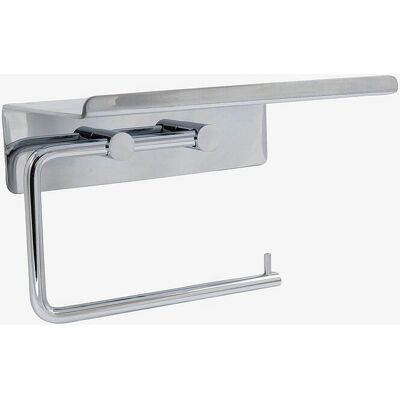 Beslag Design - Base - Toalettpapirholder med hylle - Krom Beslag Design - Base - Toalettpapirholder med hylle - Krom