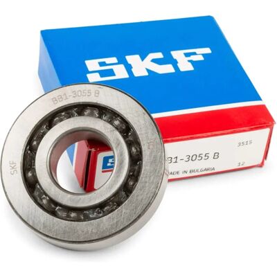 Rodamiento de bolas profundo SKF 3055B - 20x52x12mm, jaula de acero Rodamiento de bolas profundo SKF 3055B - 20x52x12mm, jaula de acero