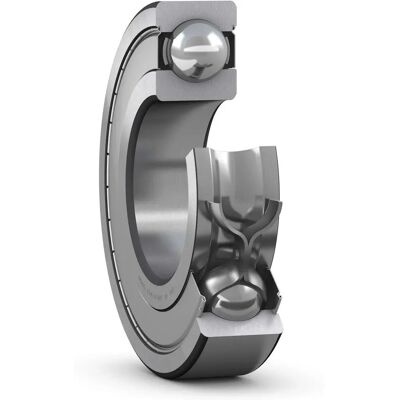 Rodamiento de bolas de garganta profunda SKF 6200-ZC3GJN - Diámetro interior 10mm, exterior 30mm, anchura 9mm Rodamiento de bolas de garganta profunda SKF 6200-ZC3GJN - Diámetro interior 10mm, exterior 30mm, anchura 9mm