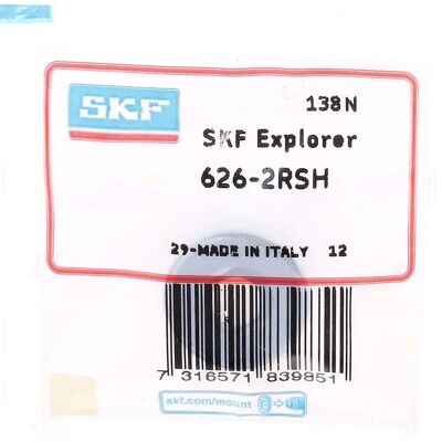 SKF 626-2RS pallo-laakeri - Korkealaatuinen malli SKF 626-2RS pallo-laakeri - Korkealaatuinen malli