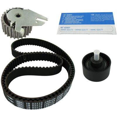 Kit curea de distribuție SKF - Negru - 168 dinți - Profil rotund Kit curea de distribuție SKF - Negru - 168 dinți - Profil rotund