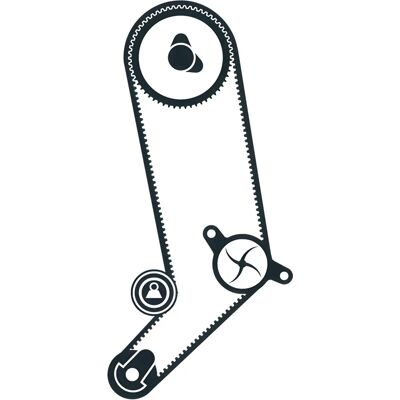 SKF VKMA 01253 Σετ ιμάντα χρονισμού - Τετράγωνος δόντι, 26,5mm, 122 δόντια SKF VKMA 01253 Σετ ιμάντα χρονισμού - Τετράγωνος δόντι, 26,5mm, 122 δόντια