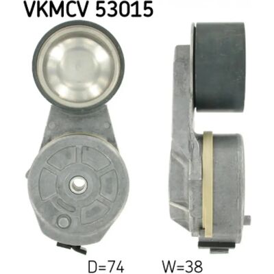 Ghidaj de tensionare SKF VKMCV 53015 - Curea de distribuție Ghidaj de tensionare SKF VKMCV 53015 - Curea de distribuție