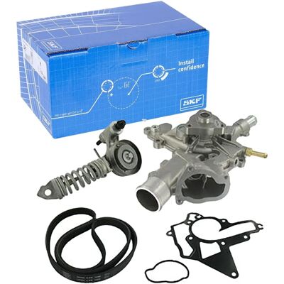 Kit Pompă de Apă și Curea Trapezoidală SKF VKMC 35213-2 Kit Pompă de Apă și Curea Trapezoidală SKF VKMC 35213-2