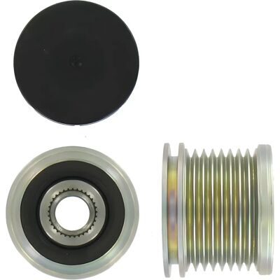 SKF Generatorfriløp - Bredde 43,4mm, 7 ribber, Innvendig 17mm, Utvendig 55mm - Generatorfriløp SKF Generatorfriløp - Bredde 43,4mm, 7 ribber, Innvendig 17mm, Utvendig 55mm - Generatorfriløp