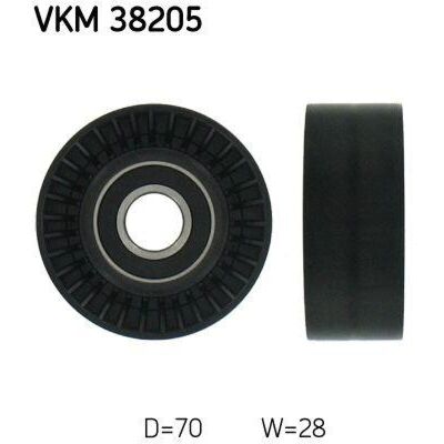 SKF VKM 38205 - Koło pasowe do pasków klinowych - Kompatybilne z BMW Z8 SKF VKM 38205 - Koło pasowe do pasków klinowych - Kompatybilne z BMW Z8
