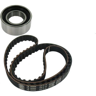 Kit curea de distribuție SKF VKMA 02200 - Complet, Negru, 104 Dinți Kit curea de distribuție SKF VKMA 02200 - Complet, Negru, 104 Dinți