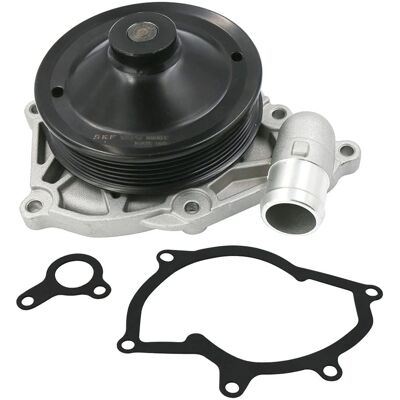 Porsche-vattenpump - Metallskovel, 6 revben, tätningar - Motorkylning Porsche-vattenpump - Metallskovel, 6 revben, tätningar - Motorkylning