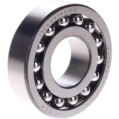 SKF Modelo 1306 K.ETN9C3 Rodamiento de bolas - Estándar, 30x72x19mm SKF Modelo 1306 K.ETN9C3 Rodamiento de bolas - Estándar, 30x72x19mm