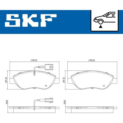 SKF VKBP 80752 E - Bremseskiver SKF VKBP 80752 E - Bremseskiver