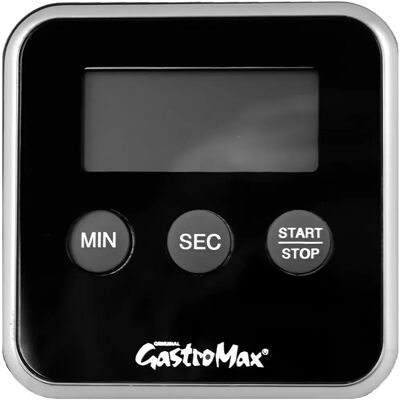Gastromax 8 cm Musta Keittiöajastin - Keittiöajastin Gastromax 8 cm Musta Keittiöajastin - Keittiöajastin