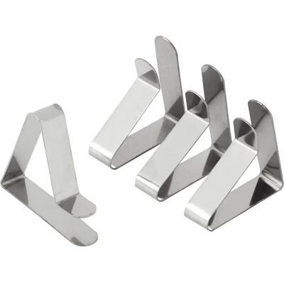Barlife Edelstahl Tischklammern - 4er Set Barlife Edelstahl Tischklammern - 4er Set
