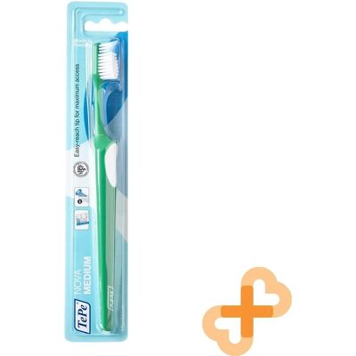 Cepillo Dental TePe Nova Medium - Acceso a Dientes Traseros, Cerdas Redondeadas Cepillo Dental TePe Nova Medium - Acceso a Dientes Traseros, Cerdas Redondeadas