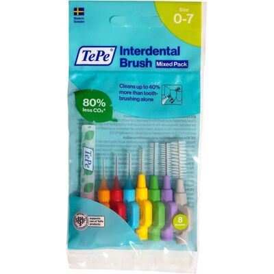 TePe Interdentale Børster x-soft mix (8 stk) TePe Interdentale Børster x-soft mix (8 stk)